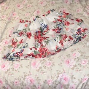 Forever 21 Floral Mini Skirt | Size S
